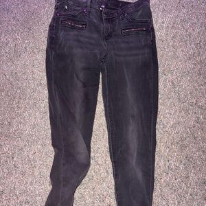 Jennifer Lopez Black Straight Leg Jeans